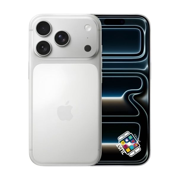 Apple iPhone 17 Pro smartphone in white