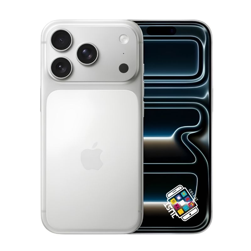 Apple iPhone 17 Pro smartphone in white